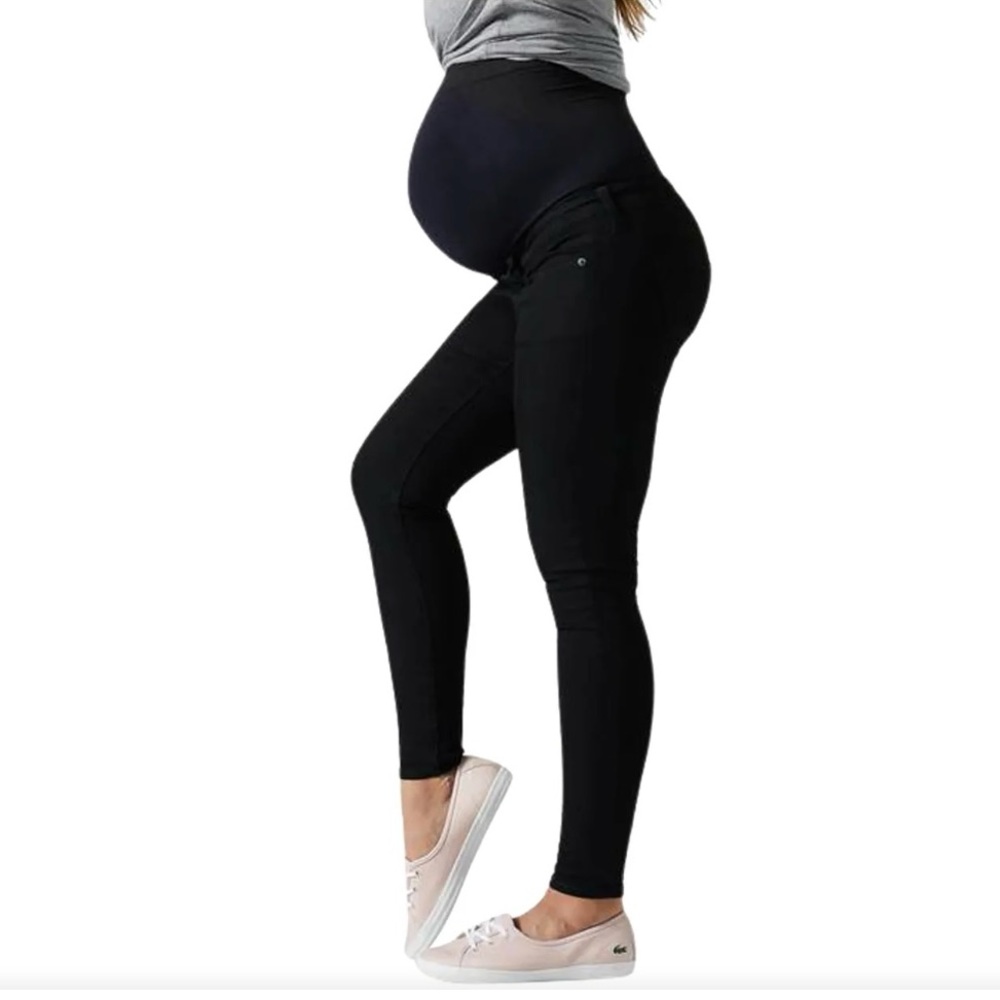 BLANQI Black Maternity Jeggings Ultimate Comfort Fit